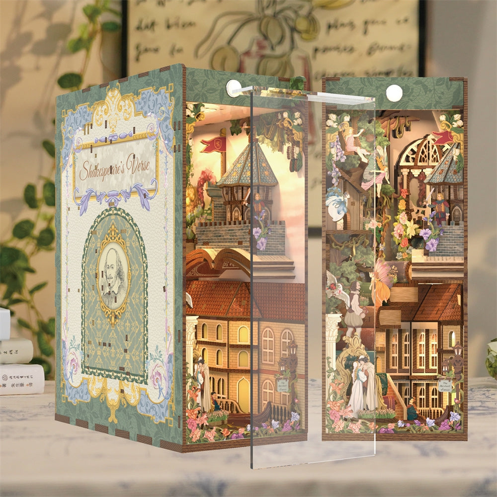 Shakespeare’s Verse DIY Book Nook Kit - ROCOXIA
