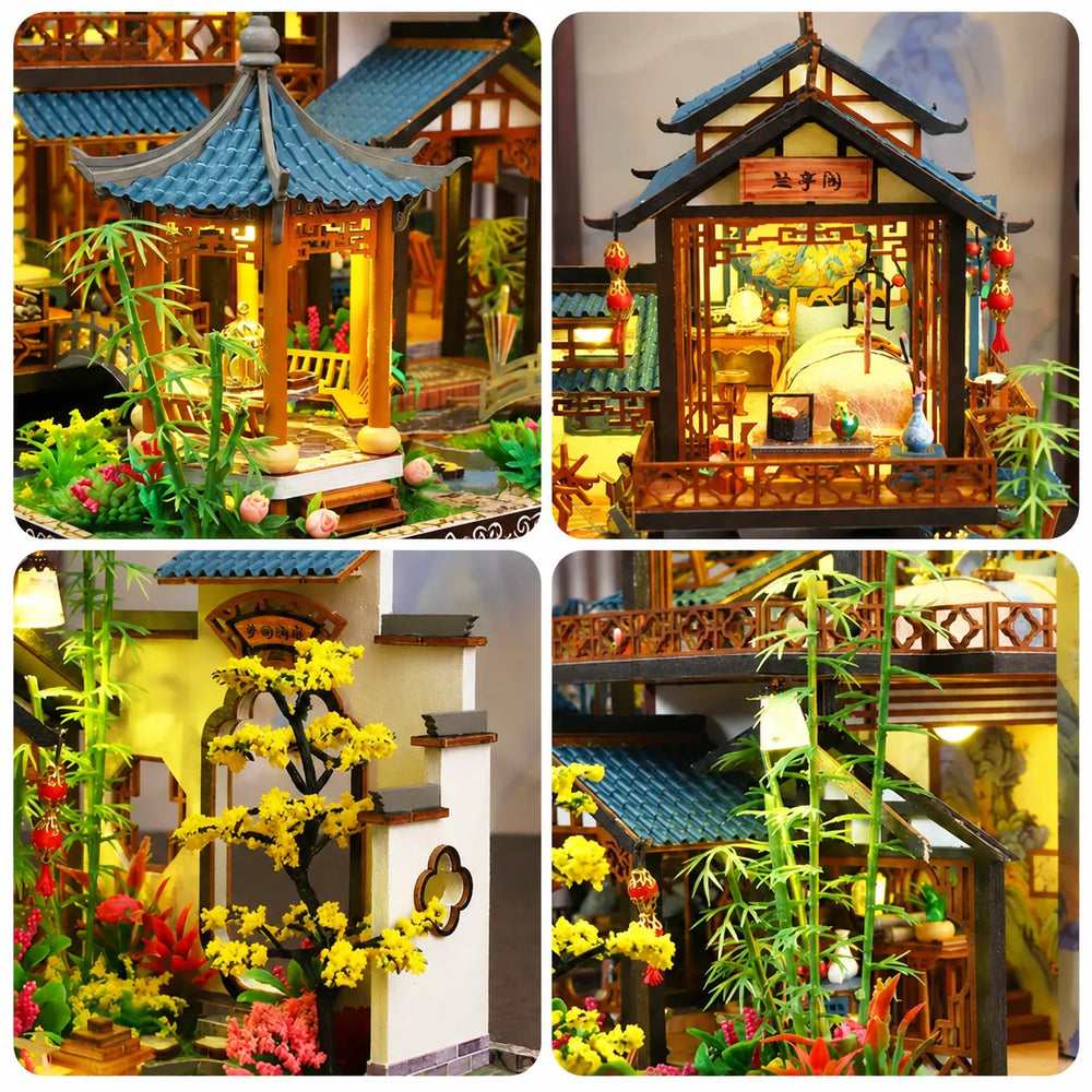 Classical Garden Details — Serenade of the Orchid Garden DIY Miniature Kit