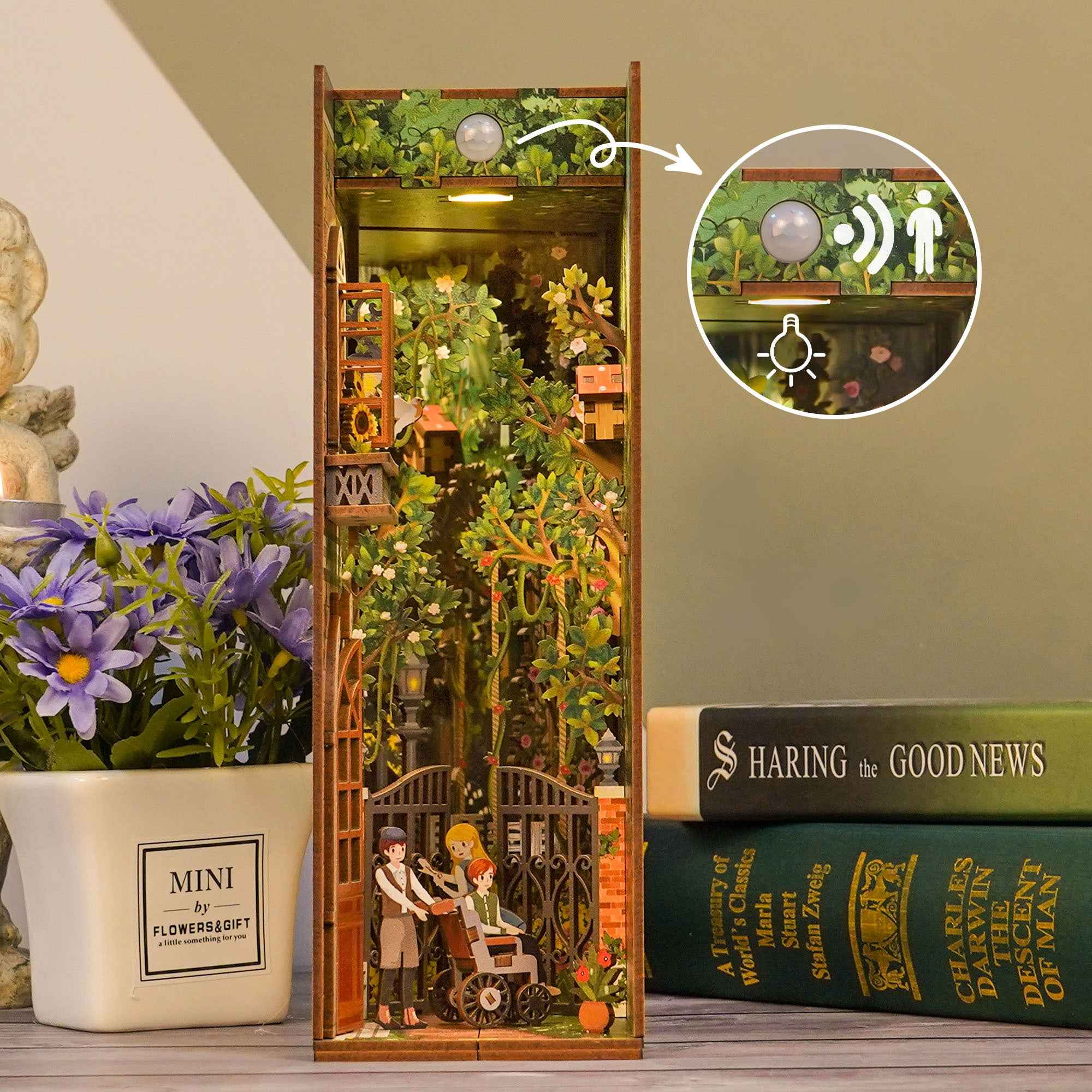 Rocoxia The Secret Garden DIY Book Nook Kit - Rocoxia