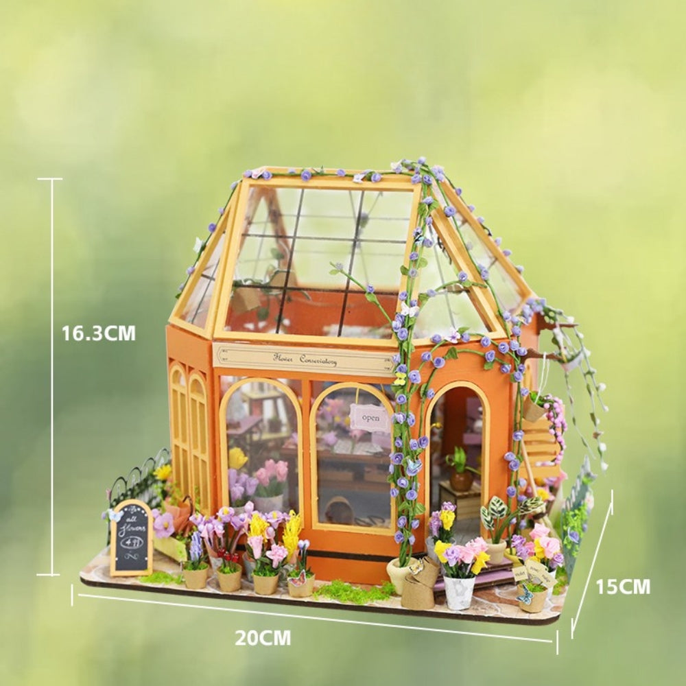 Flower Boutique Mini House Kit l DIY Miniature Kit - ROCOXIA