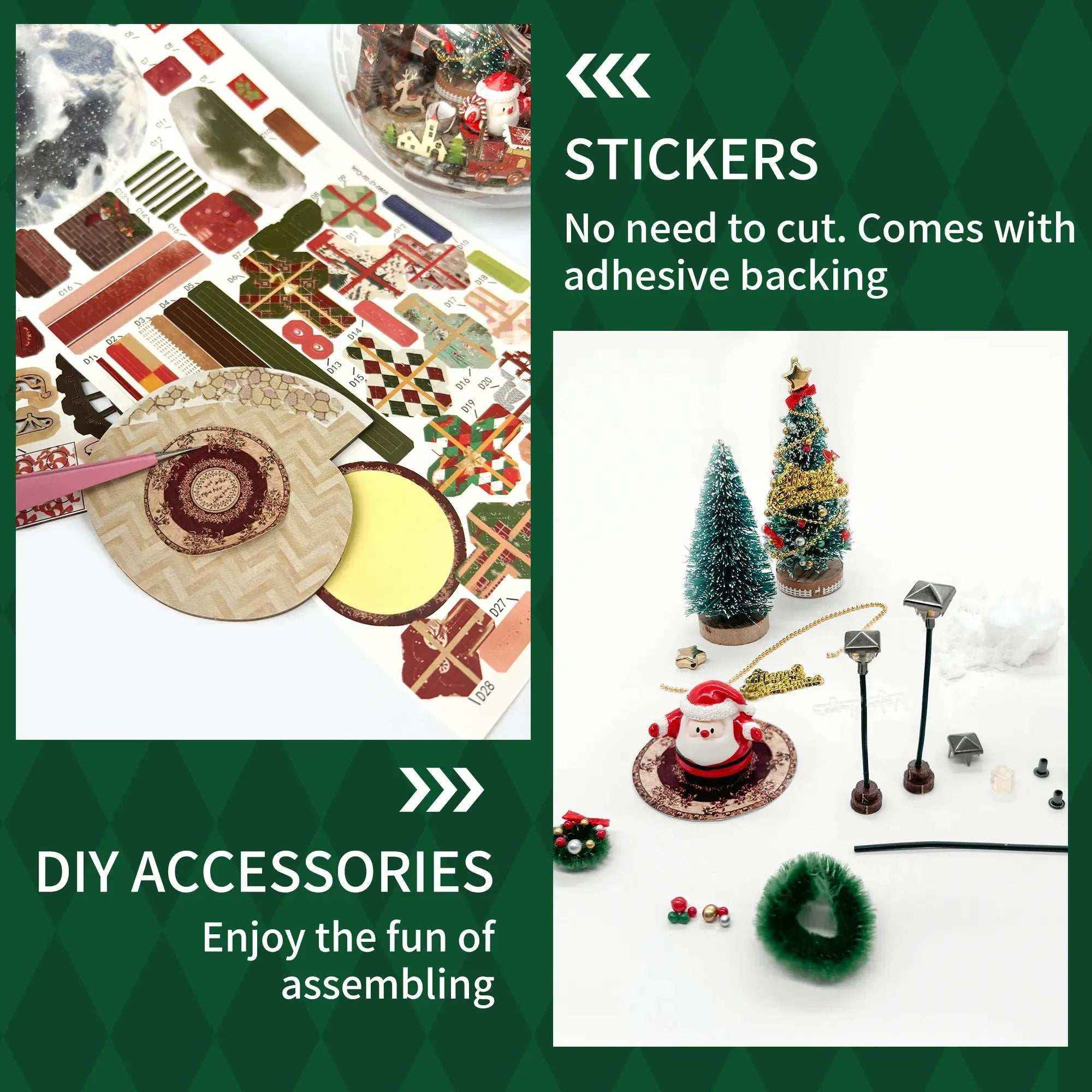 Rocoxia Christmas Prologue DIY Miniature Dollhouse Kit - Rocoxia