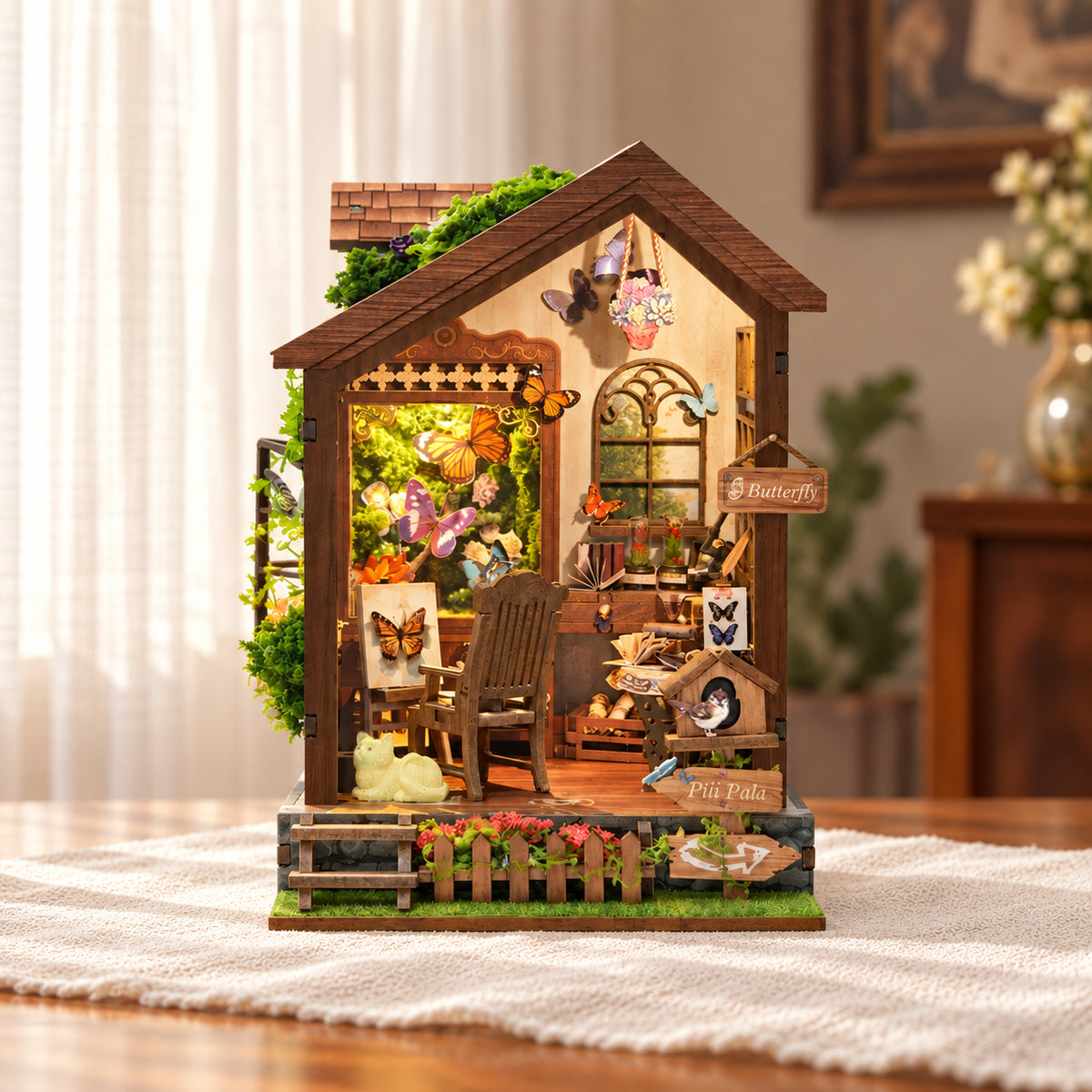 Butterfly House DIY Book Nook Kit