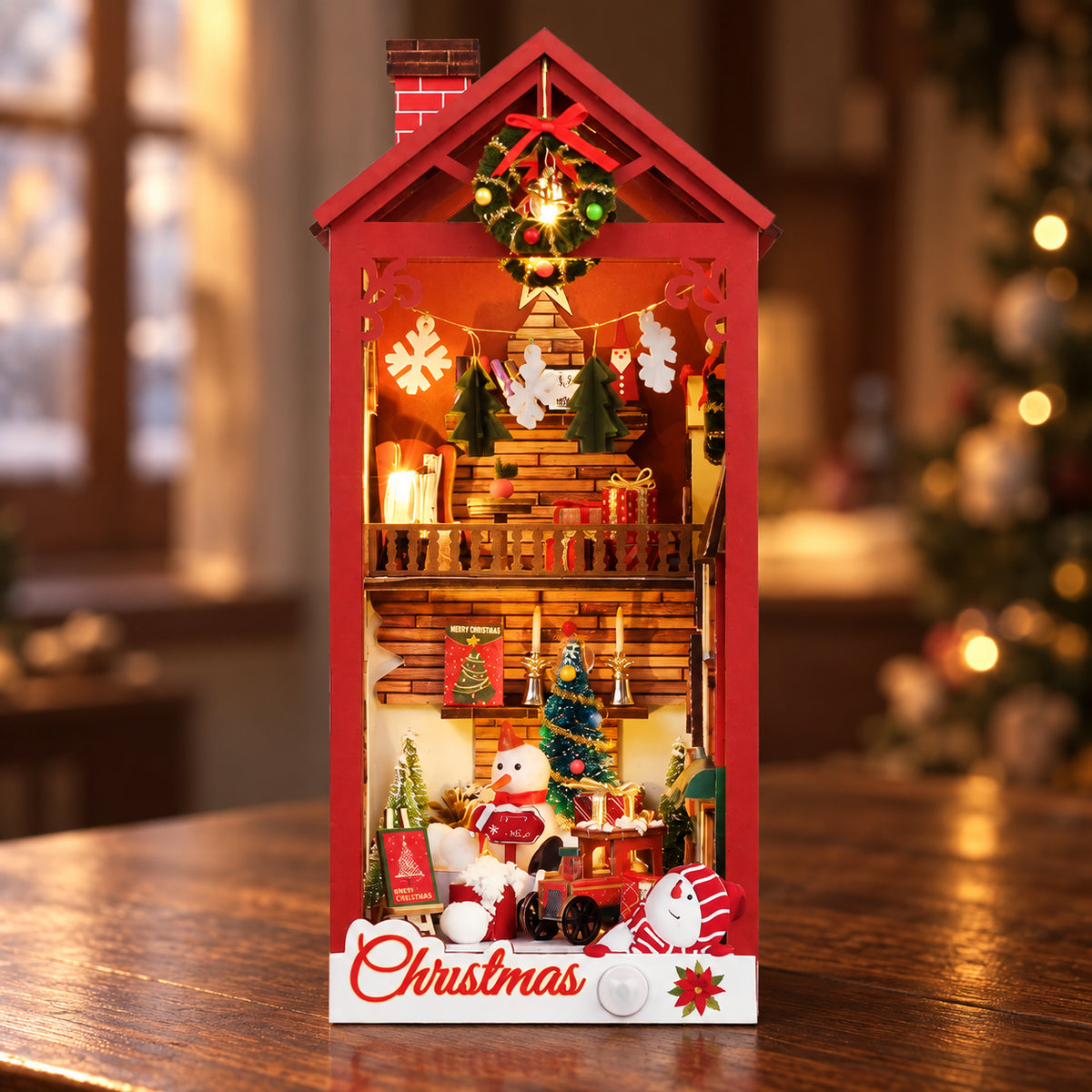 Kit de bricolage de coin de livre de Noël