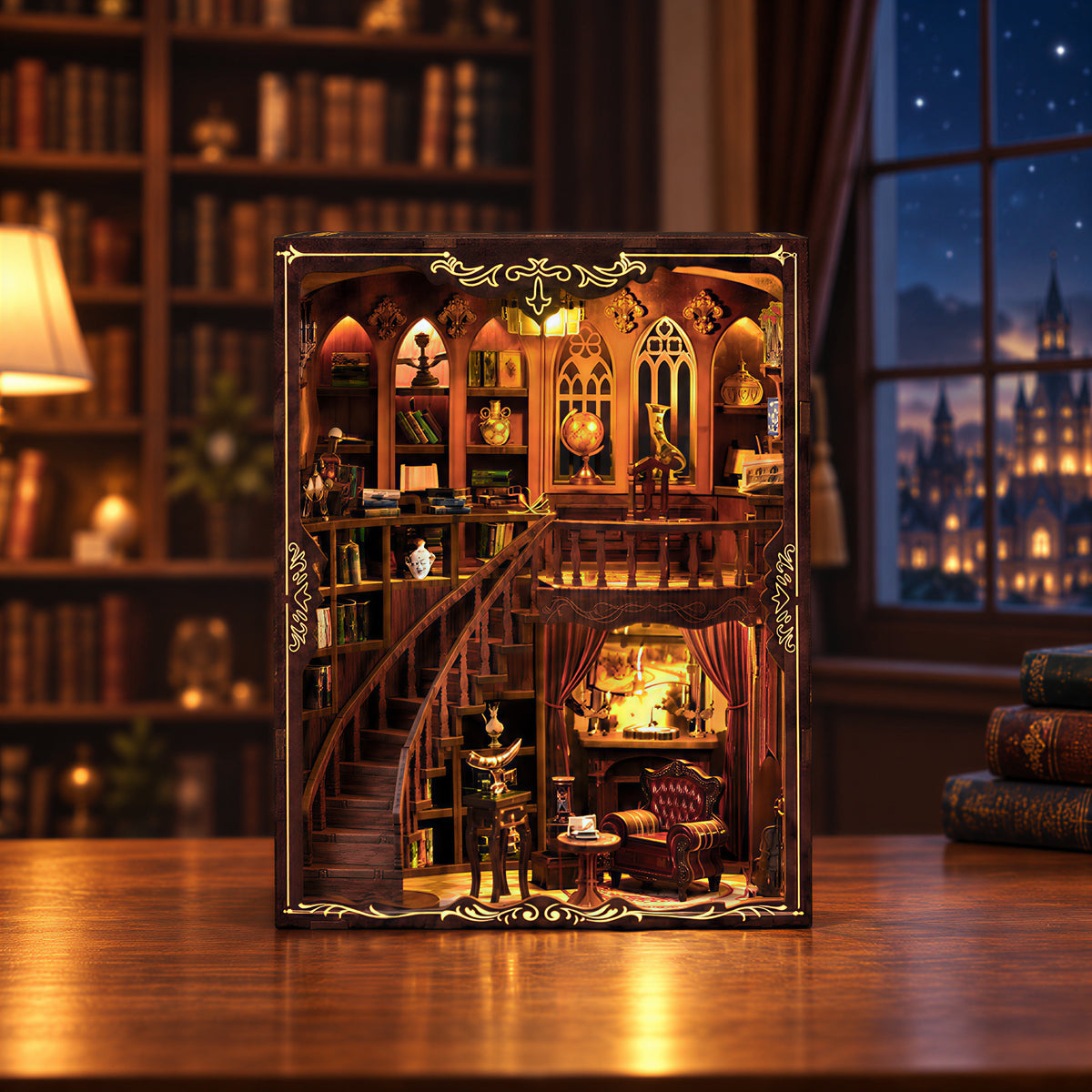 Ancient Rhyme Library DIY Book Nook Kit