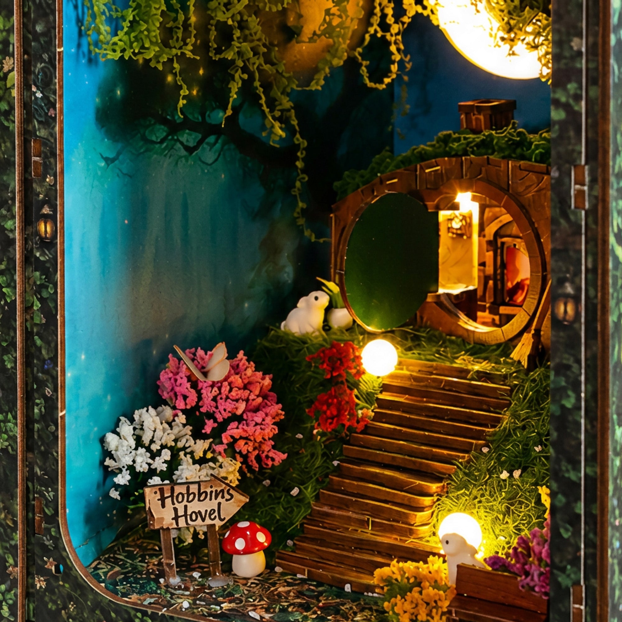 Hobbins Hovel Fantasy Cottage DIY Book Nook Kit