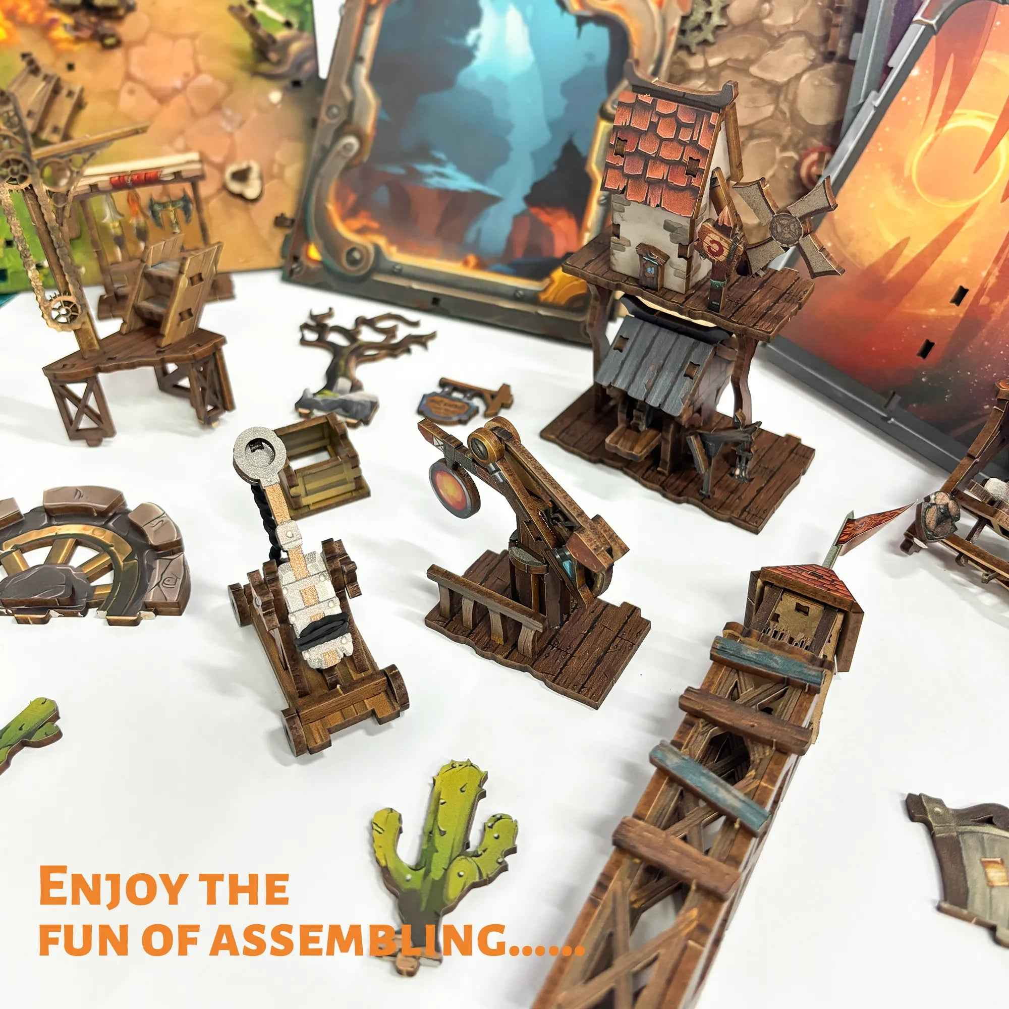 Rocoxia Mining Zone Fortress DIY Book Nook Kit - Rocoxia