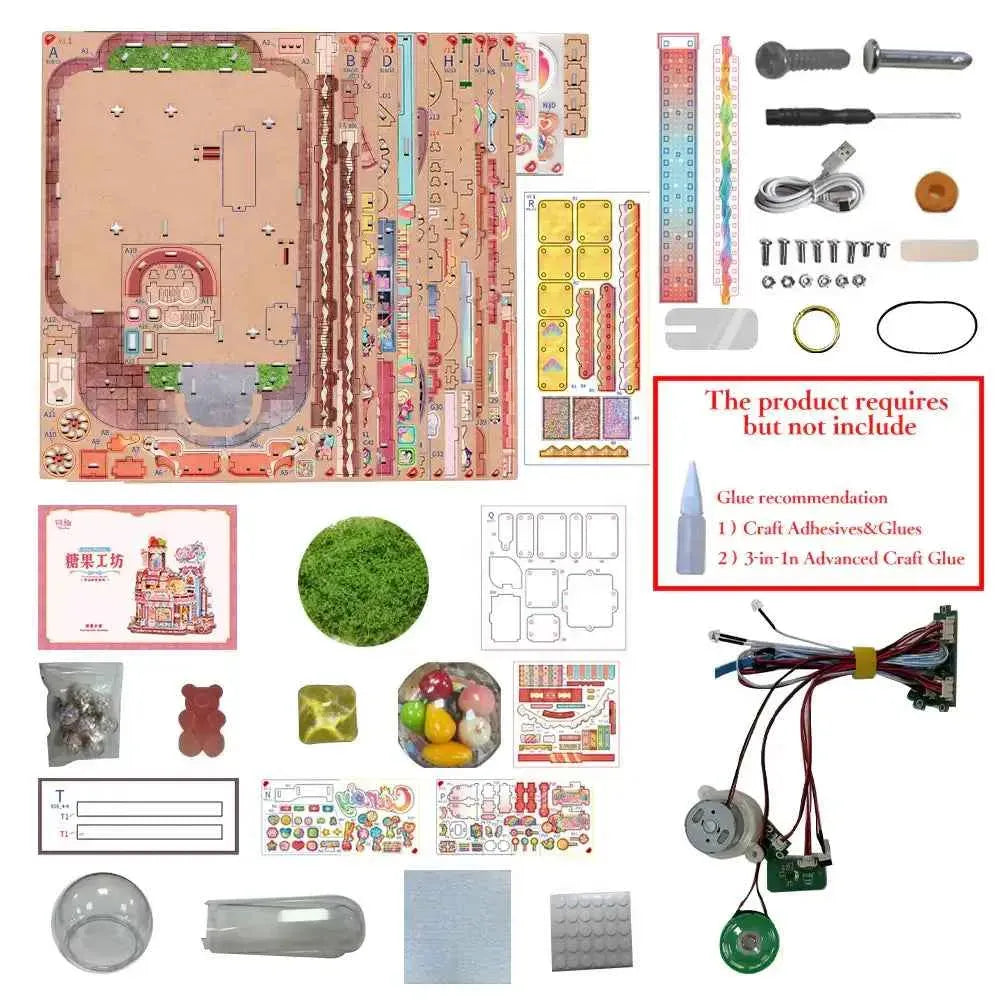 Candy Workshop DIY 3D Puzzle Transmission Model Kit - ROCOXIA