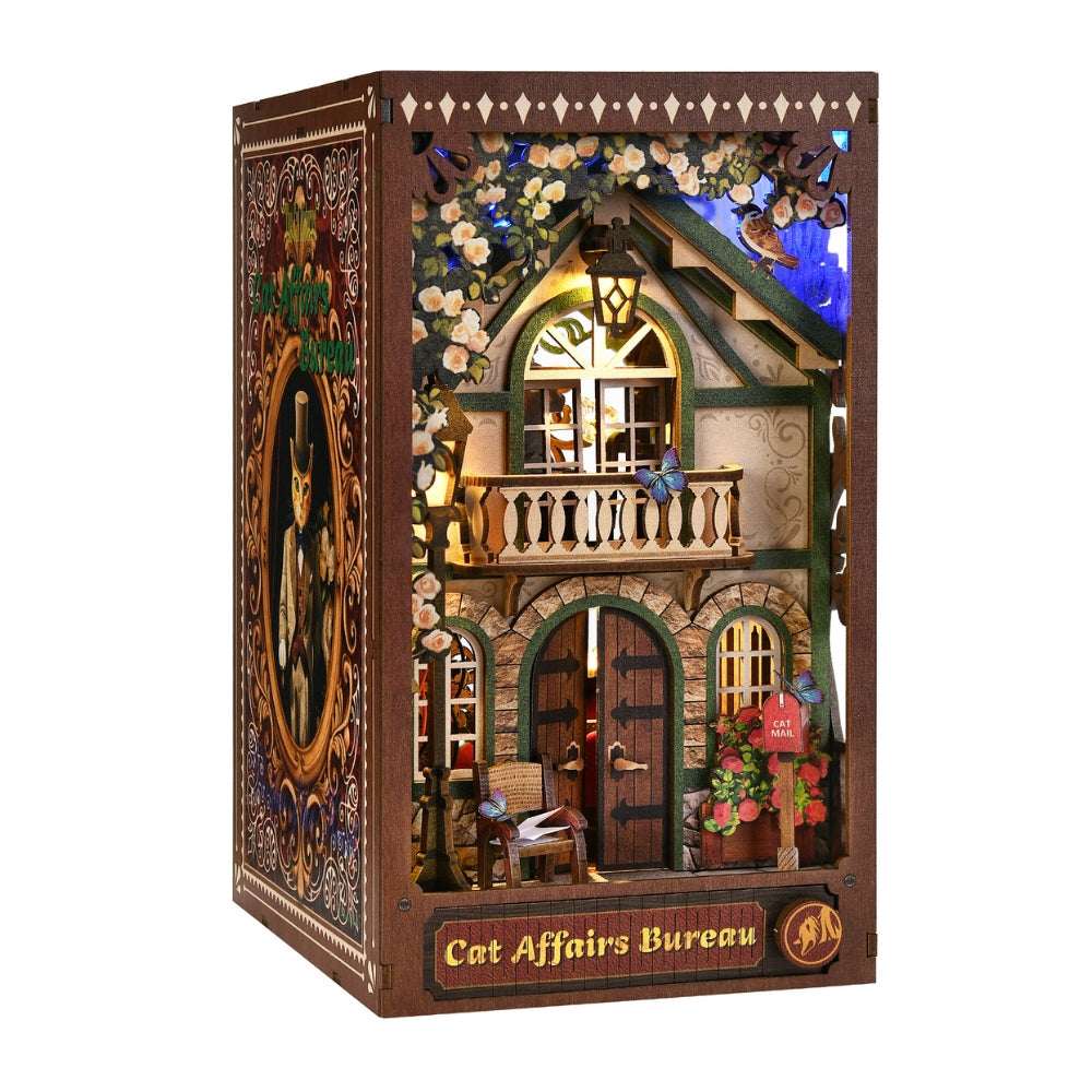 Cat Affairs Bureau DIY Book Nook Kit - ROCOXIA