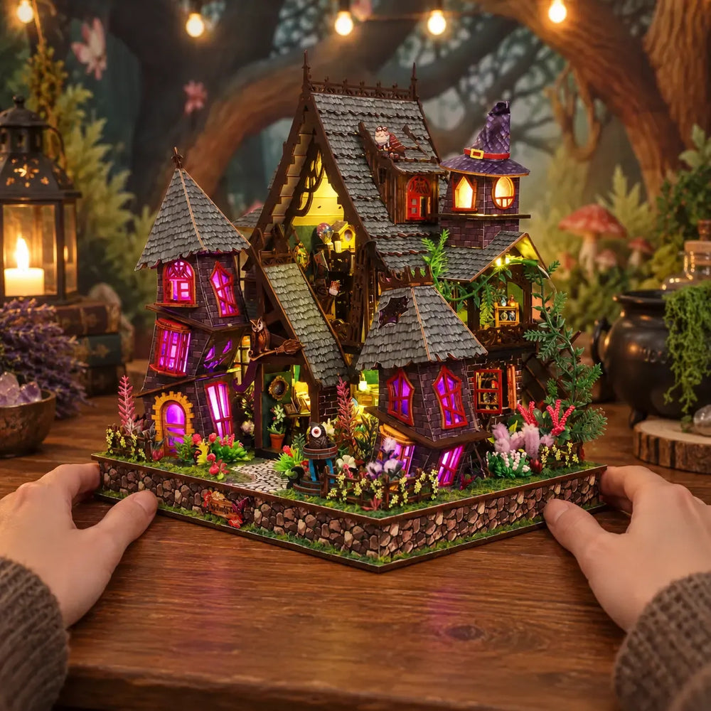 Rewarding 360-Piece Build — Strange Castle DIY Mini House Kit l DIY Miniature Kit