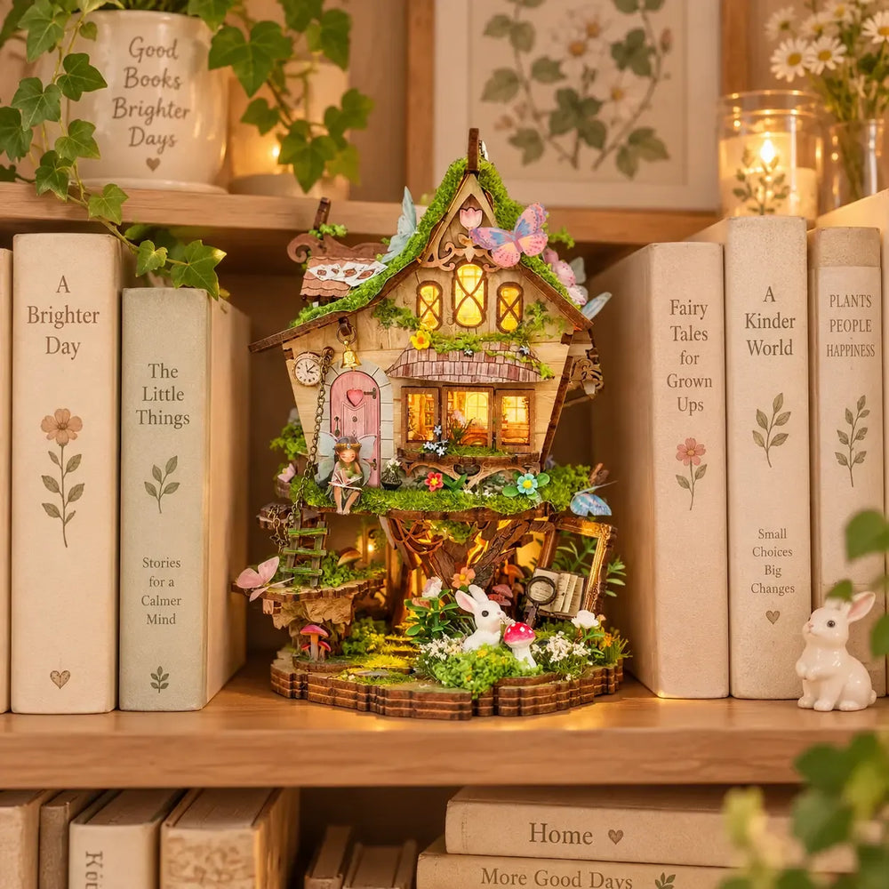 Enchanted Woodland Story Scene — Rowan's Treehouse DIY Book Nook Kit