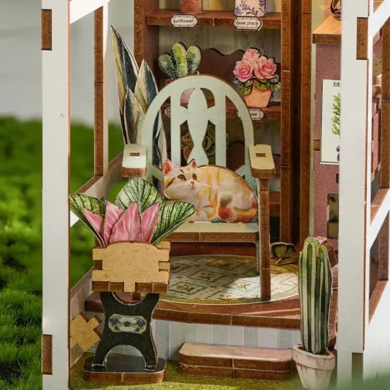 Cozy Garden Reading Corner — Romantic Garden DIY Book Nook Kit