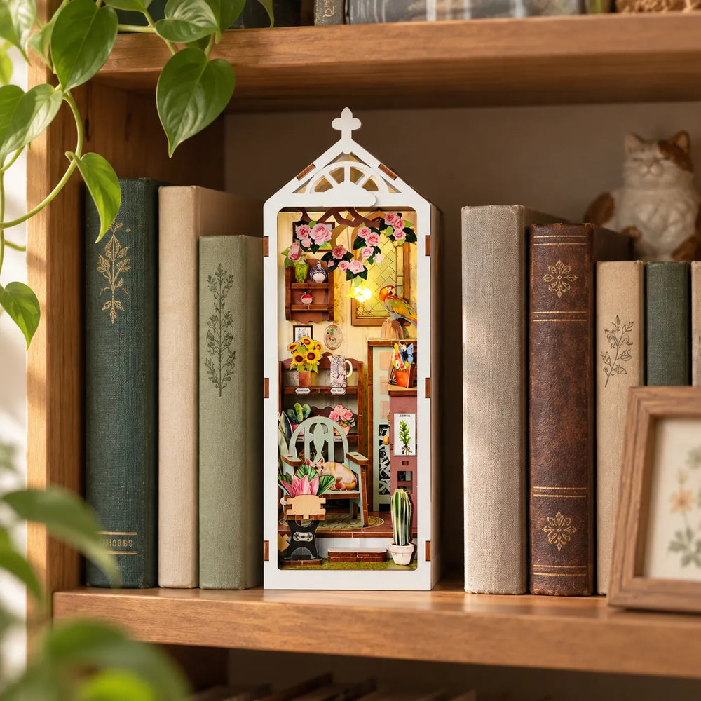 Romantic Flower Garden Retreat — Romantic Garden DIY Book Nook Kit