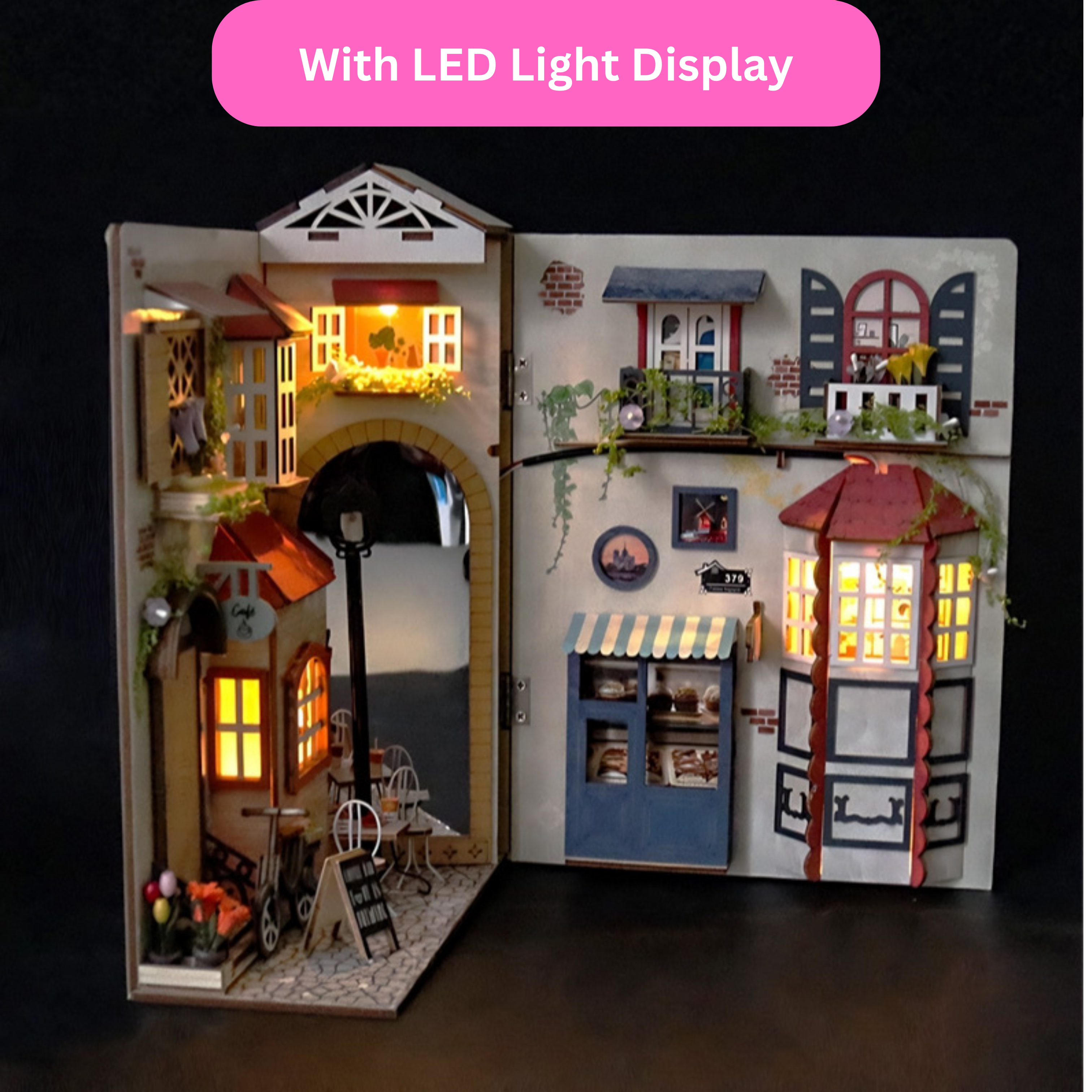 Rocoxia Parisian Alley DIY Book Nook Kit - Rocoxia