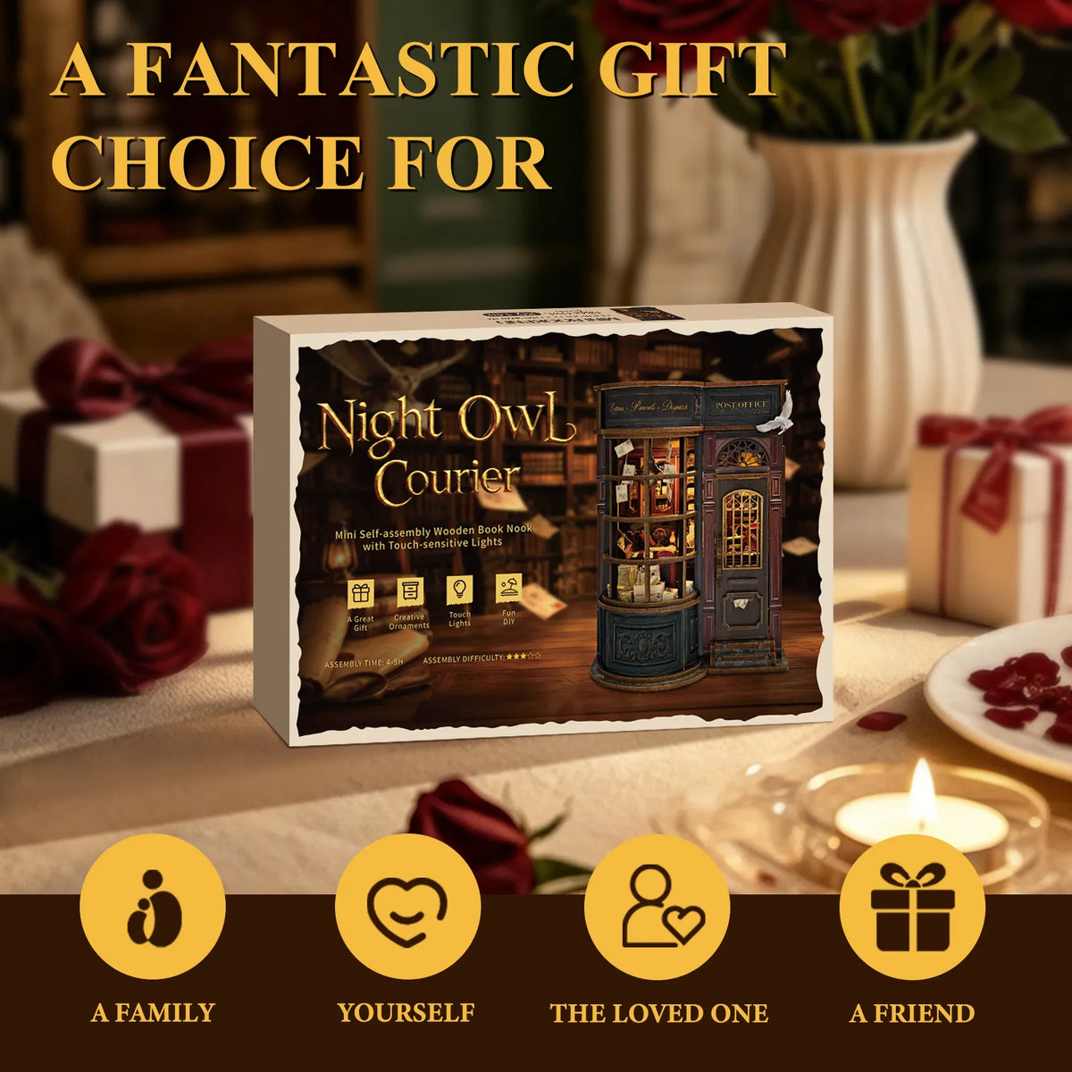 Night Owl Courier DIY Book Nook Kit - ROCOXIA