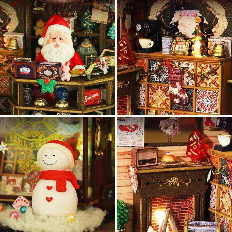 Rocoxia Christmas Wonderland DIY Miniature Dollhouse Kit - Rocoxia