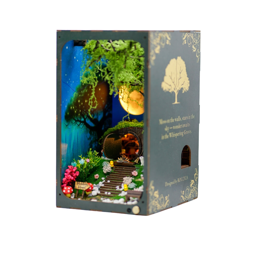 Hobbins Hovel Book Nook, Hobbits-themed, LOTR-themed, side view