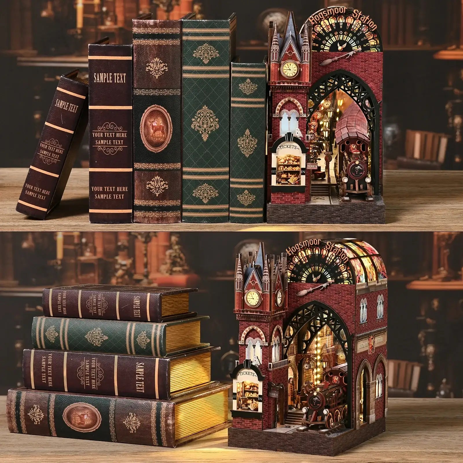Hogsmoor Station DIY Book Nook Kit - ROCOXIA