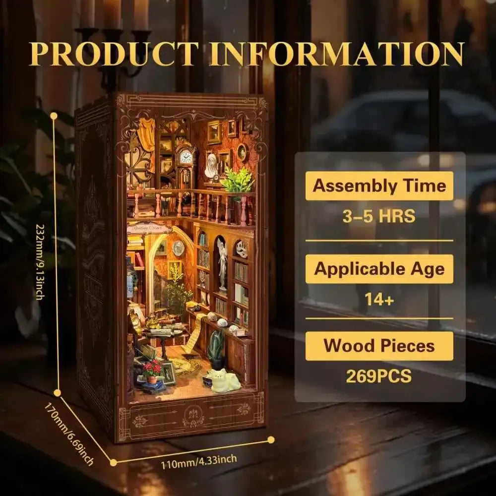 Timeworn Library Book Nook Kit - ROCOXIA