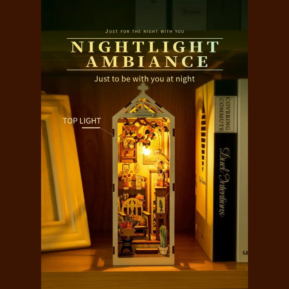 Romantic Garden DIY Book Nook Kit - ROCOXIA