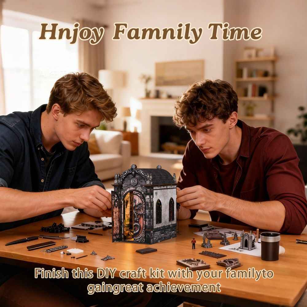 Dragon's Treasure Labyrinth DIY Book Nook Kit