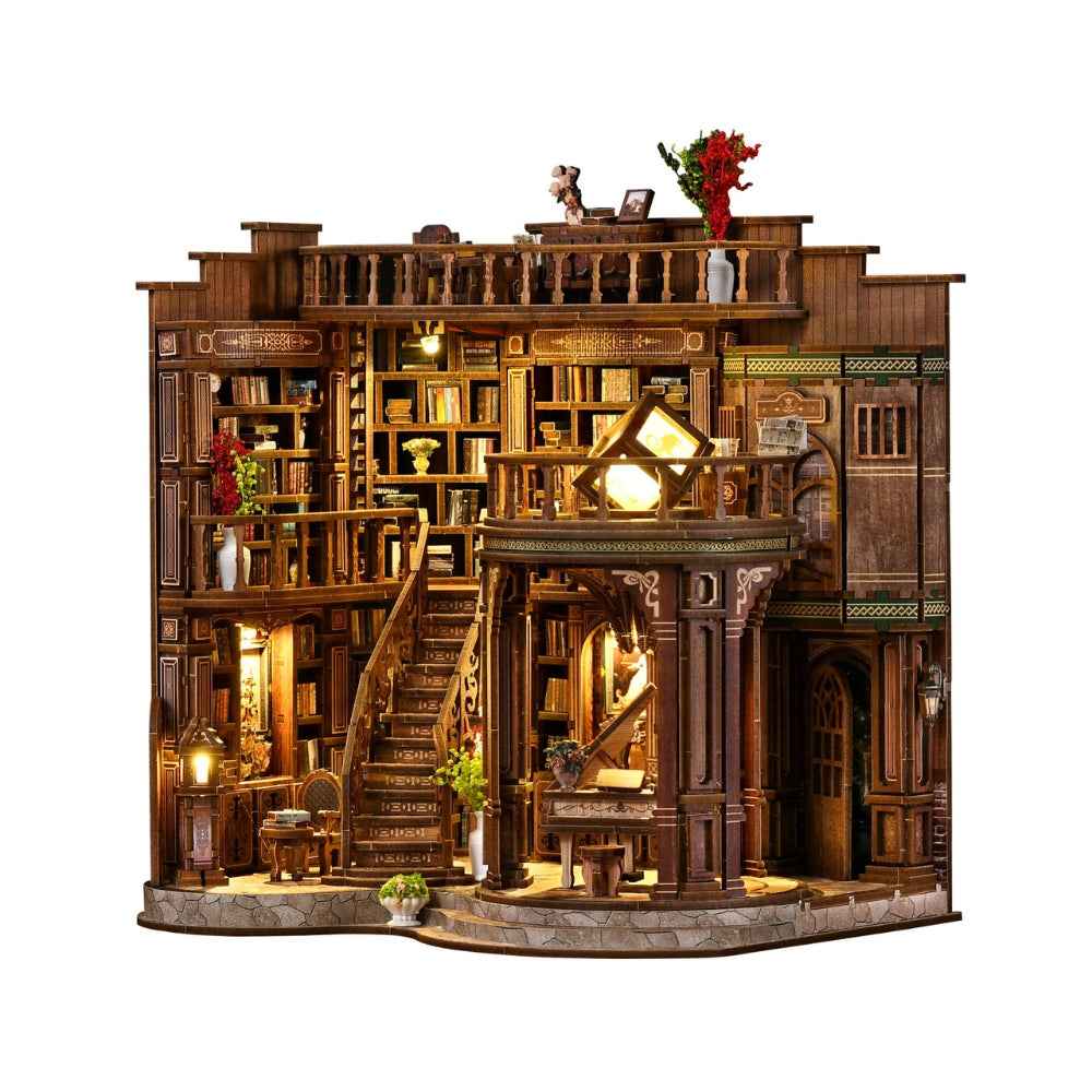 Front view of Dreamy Book Hall against a white background.