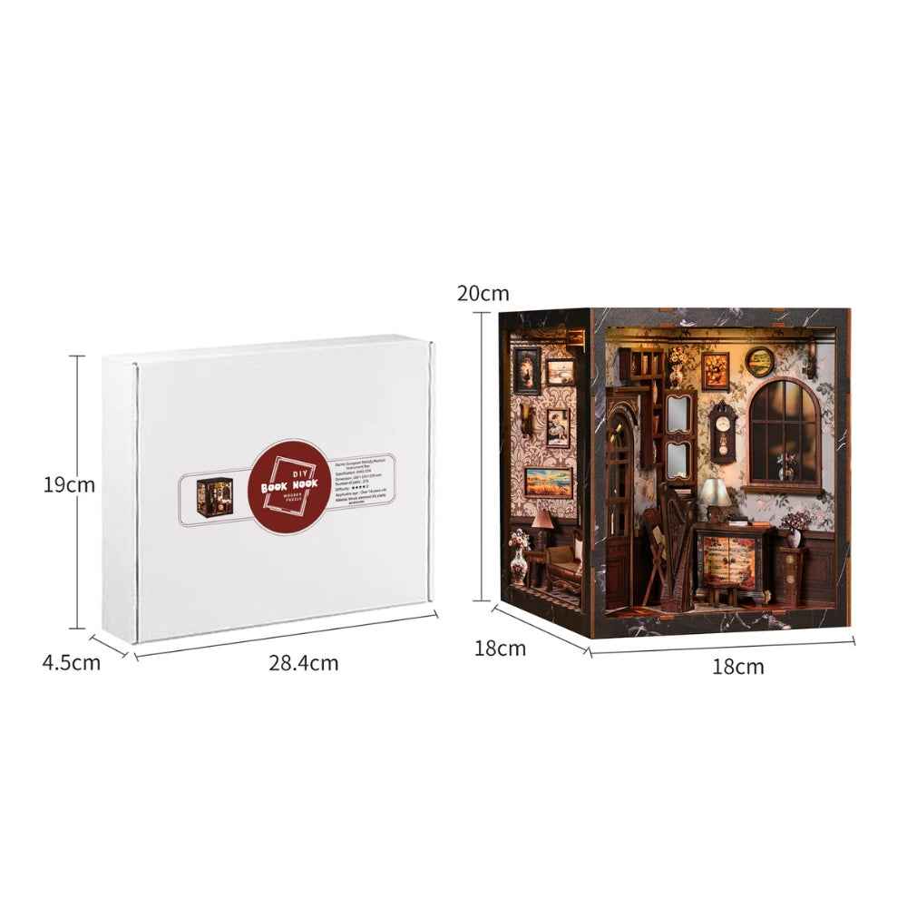 European Melody Music Instrument Box DIY Book Nook Kit