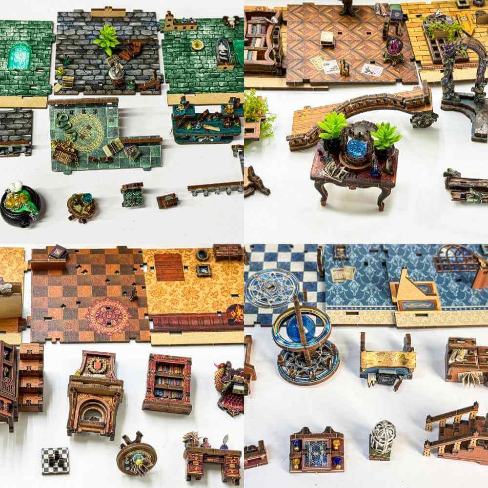 Four Realms Series DIY Three-Sided Ornament