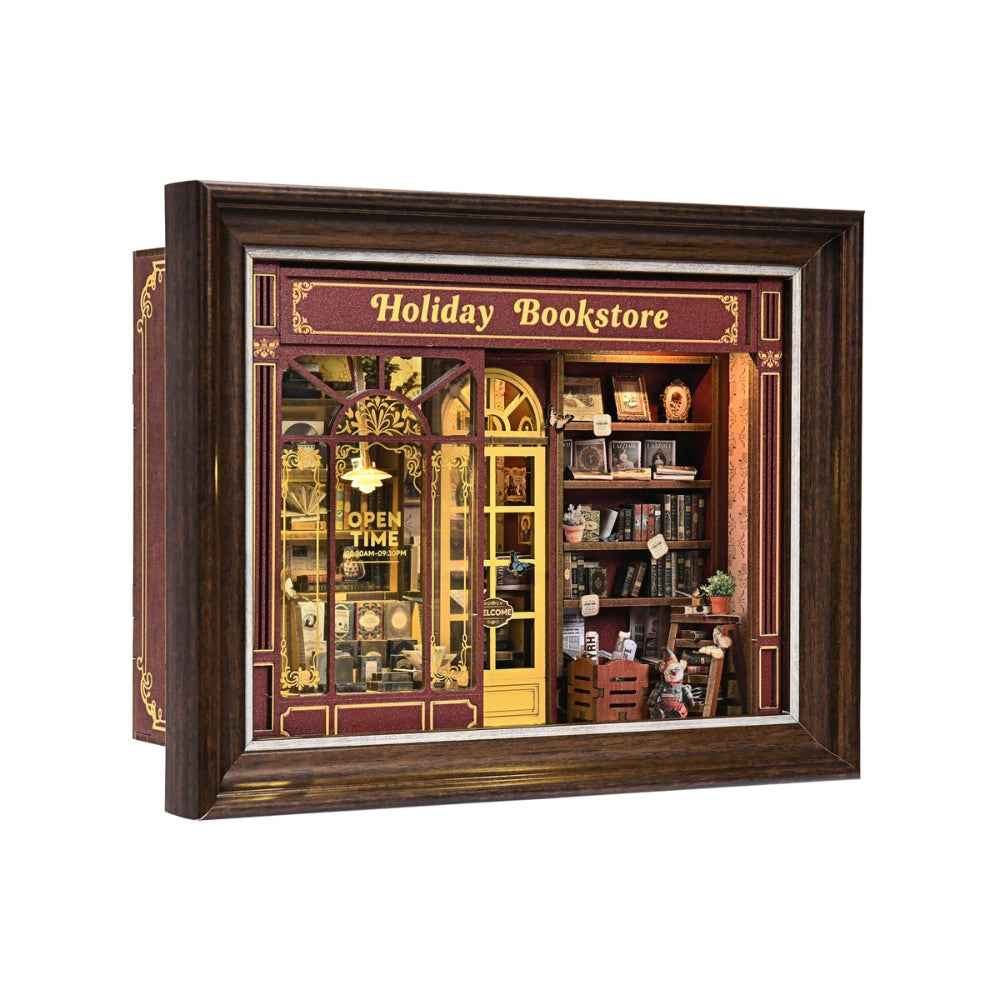 Holiday Bookstore DIY Book Nook Kit - ROCOXIA