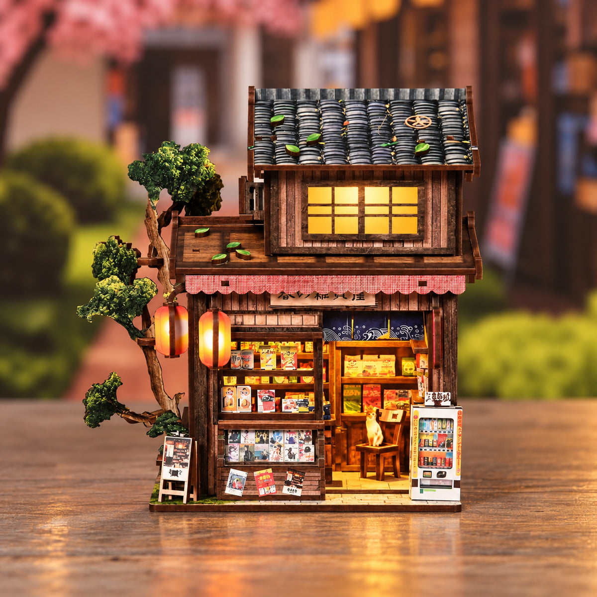 Kasuga Grocery Store DIY Mini Book Nook Kit