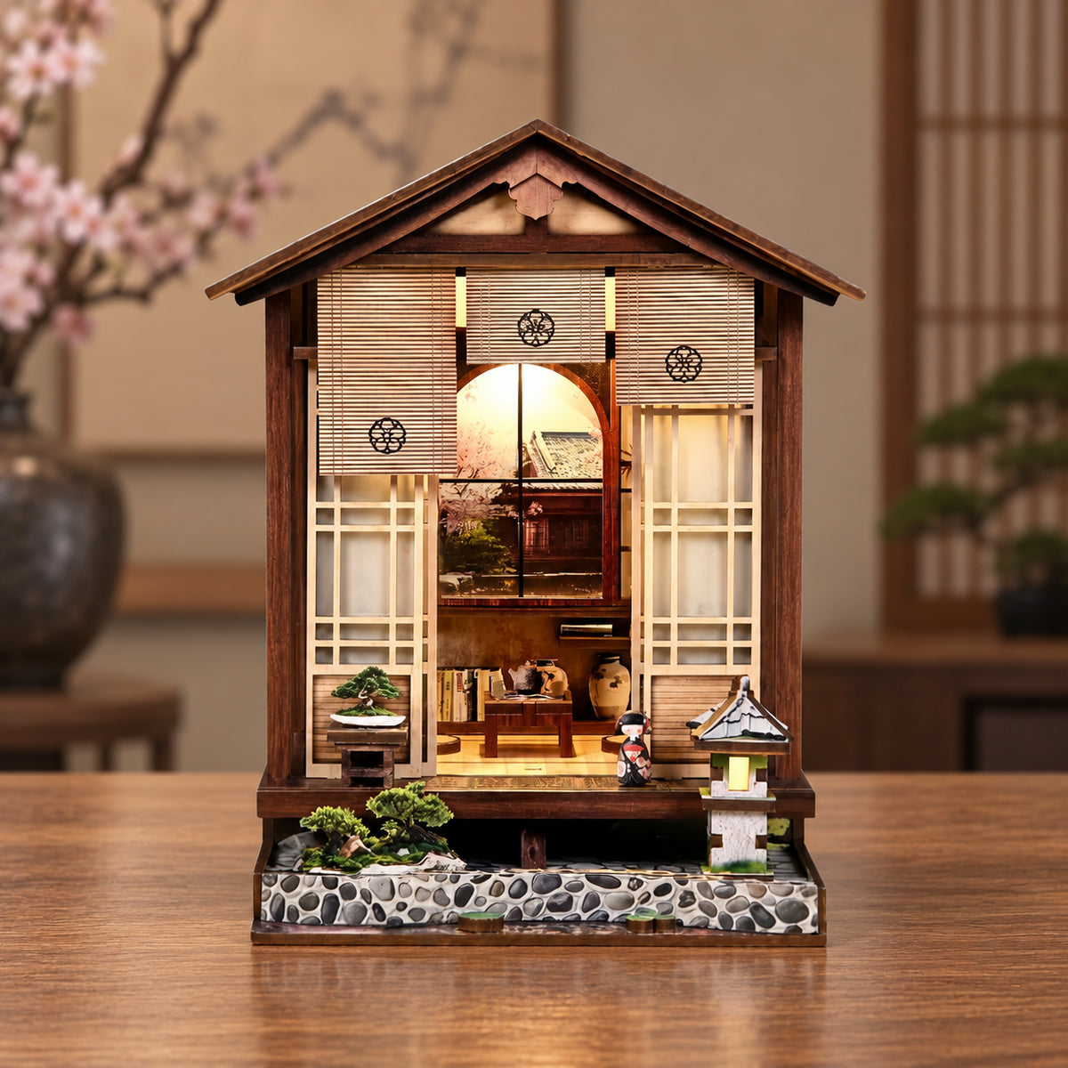 Moss-Lantern Harmony Garden DIY Book Nook Kit