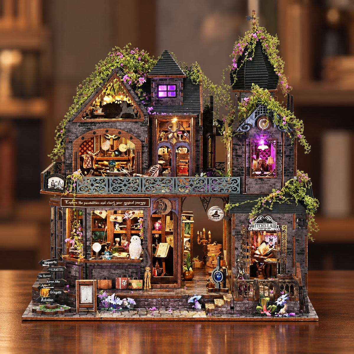 Magic Castle DIY Mini House Kit l DIY Miniature Kit