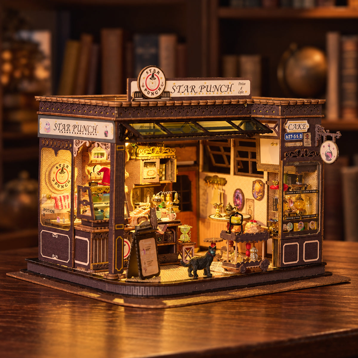 Magischer Coffee Shop DIY Miniaturbausatz