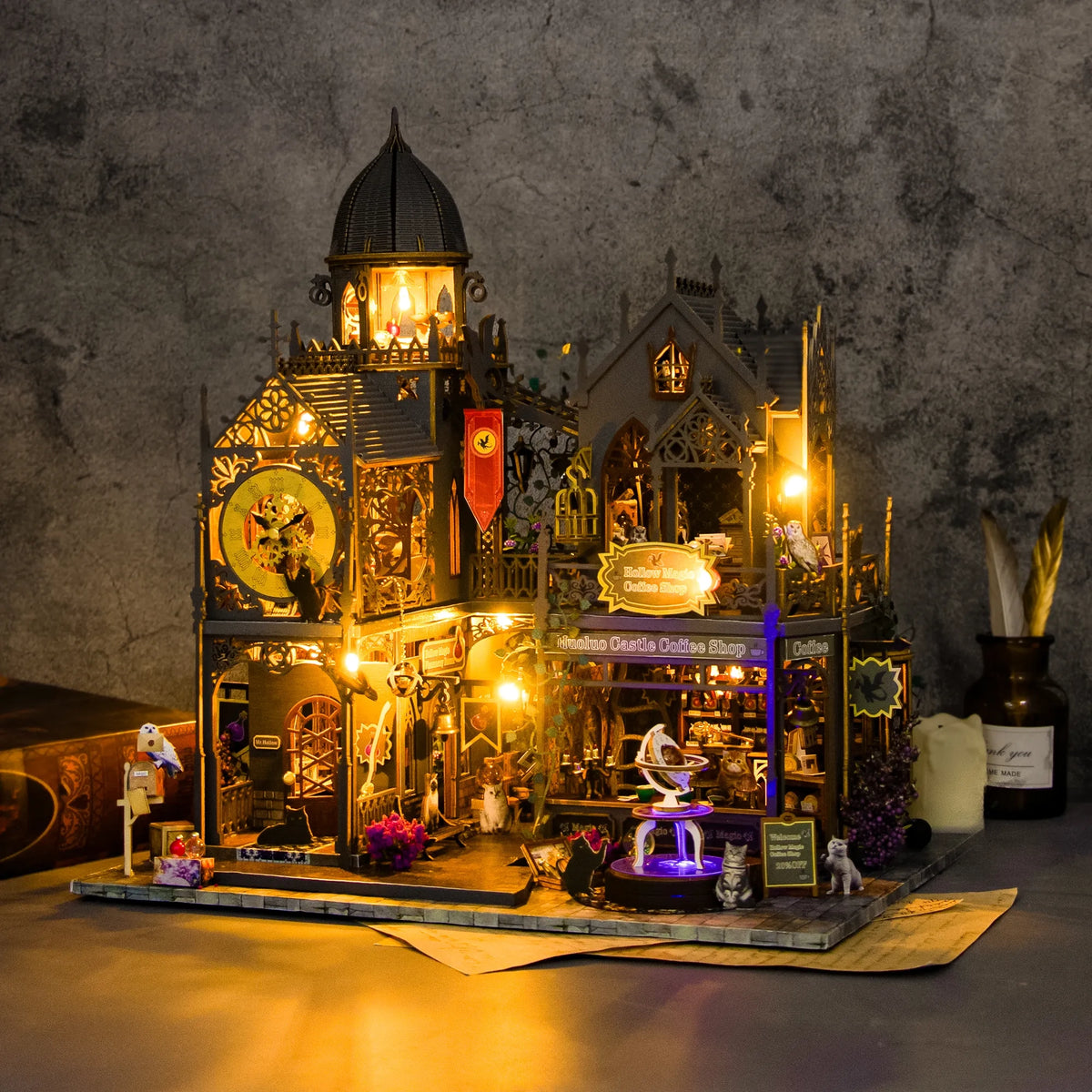 Hollow Magic Coffee Shop DIY Miniature Kit