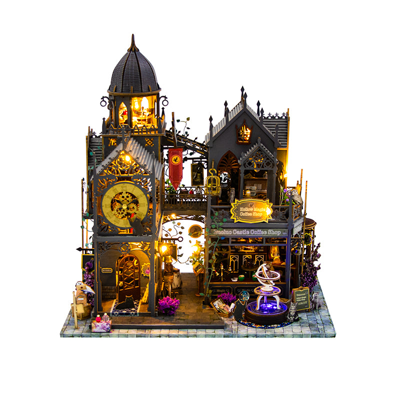 Rocoxia Hollow Magic Coffee Shop DIY Miniature Kit - Rocoxia