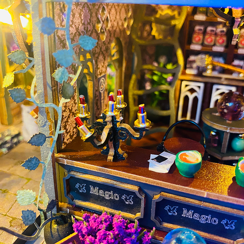 Rocoxia Hollow Magic Coffee Shop DIY Miniature Kit - Rocoxia