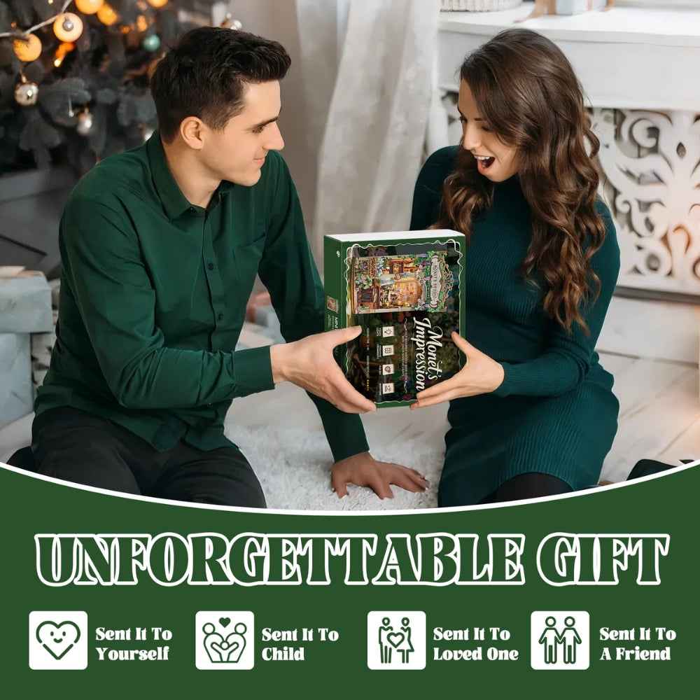 Monet's Impression DIY Book Nook Kit - ROCOXIA