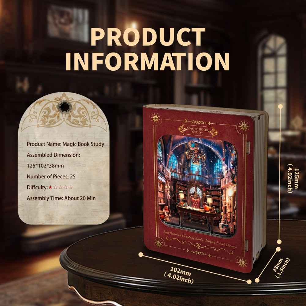 Mystic Realm Nightlight 3D Acrylic Book Night Light - ROCOXIA