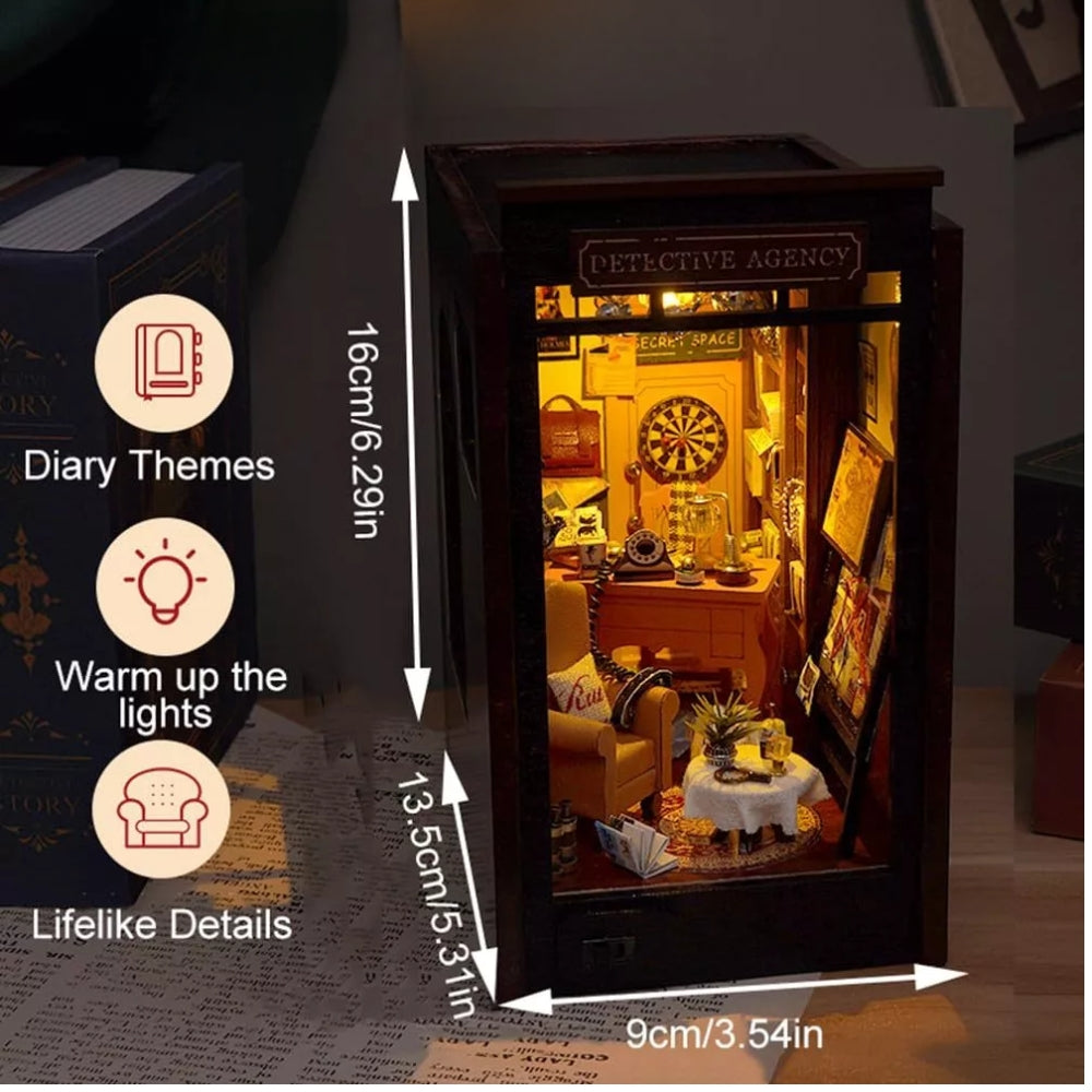 Detective Diary DIY Book Nook Kit - ROCOXIA