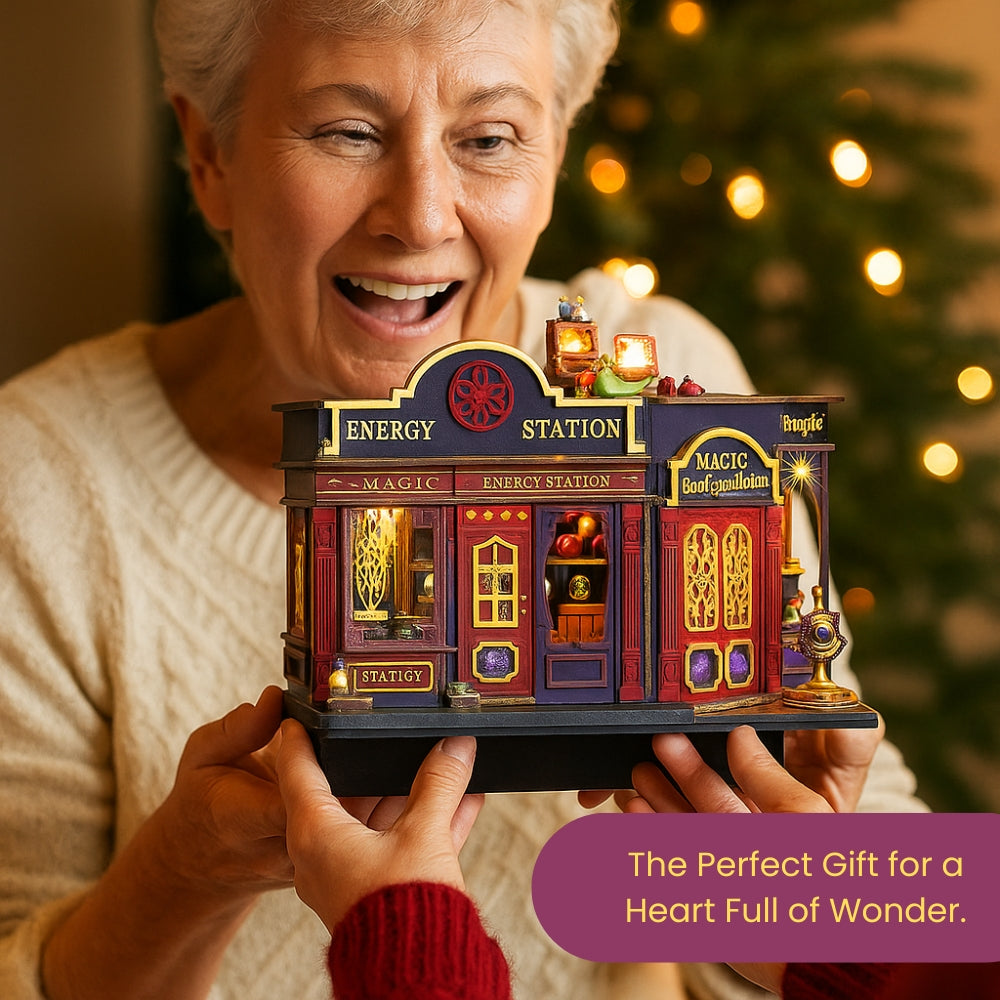 Magic Energy Station DIY Mini House Kit |DIY Miniature Kit - ROCOXIA