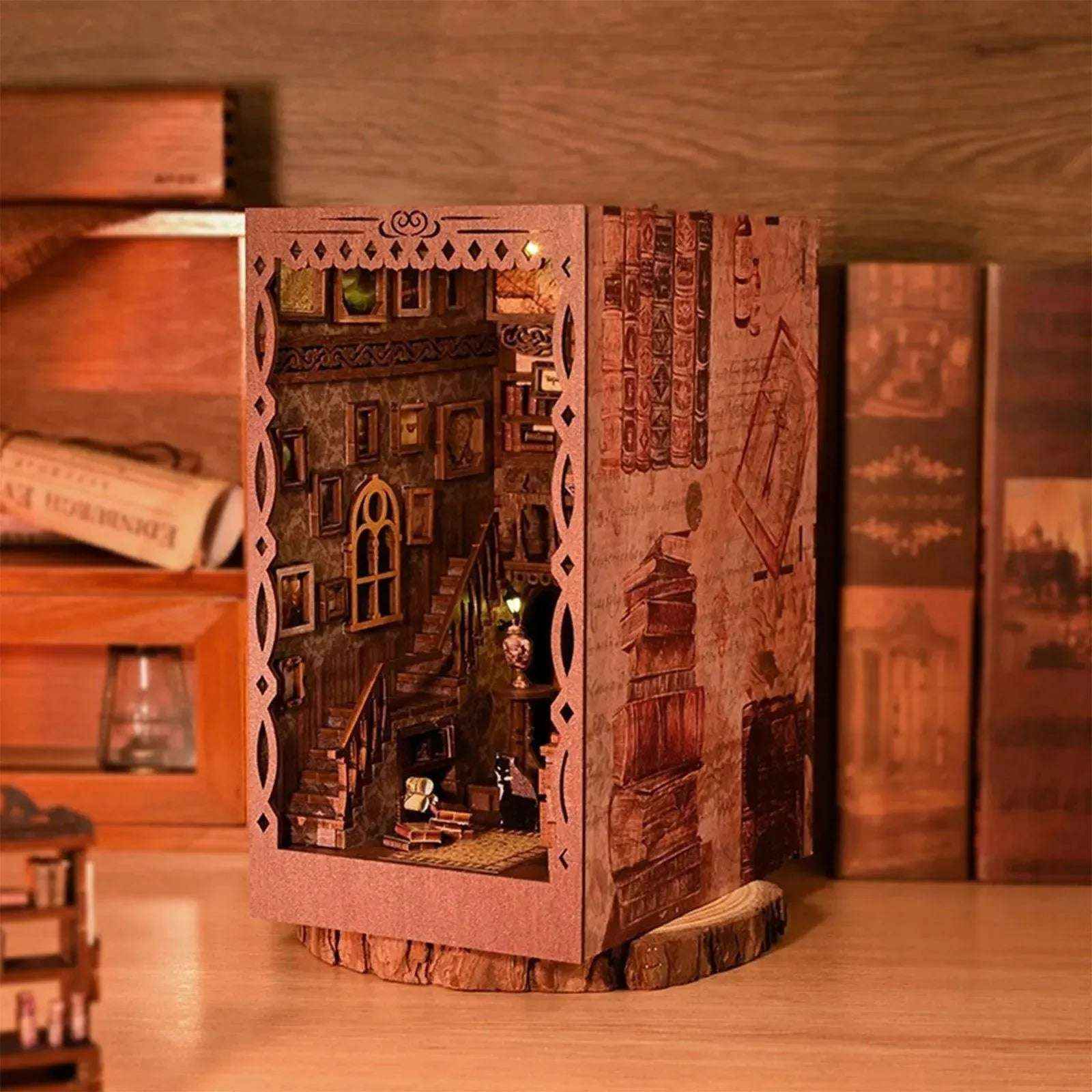 Rocoxia Scholar's Dreamland DIY Book Nook Kit - Rocoxia