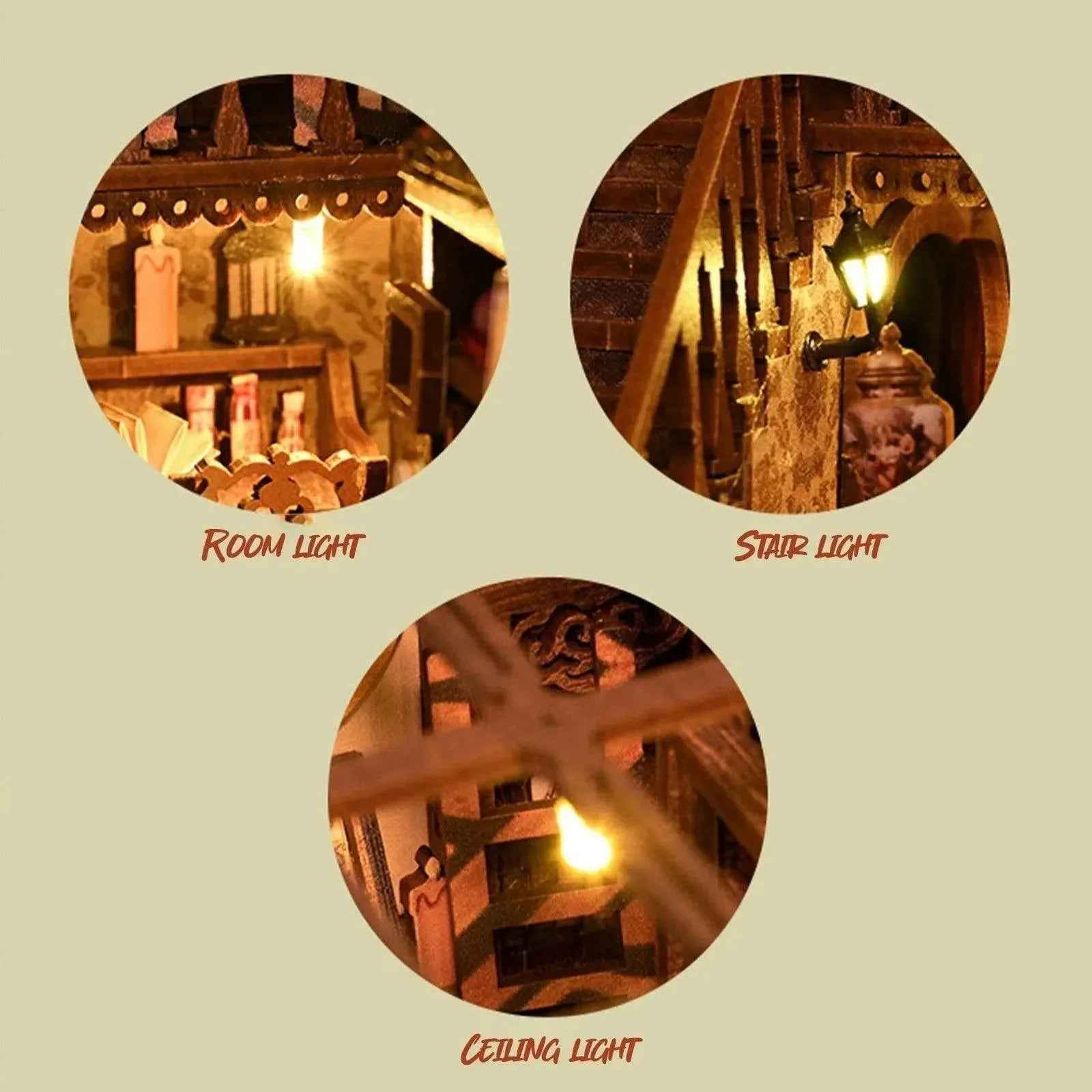 Rocoxia Scholar's Dreamland DIY Book Nook Kit - Rocoxia