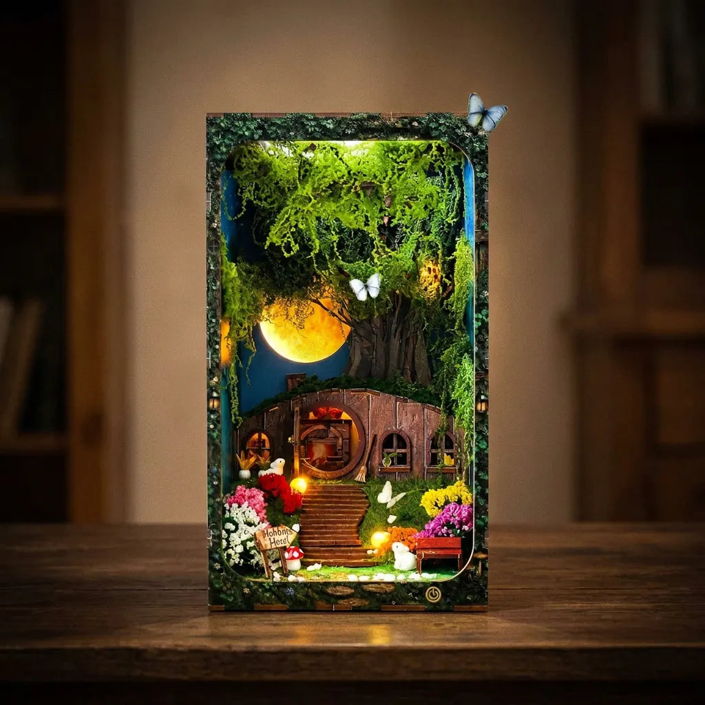 Hobbins Hovel Fantasy Cottage DIY Book Nook Kit