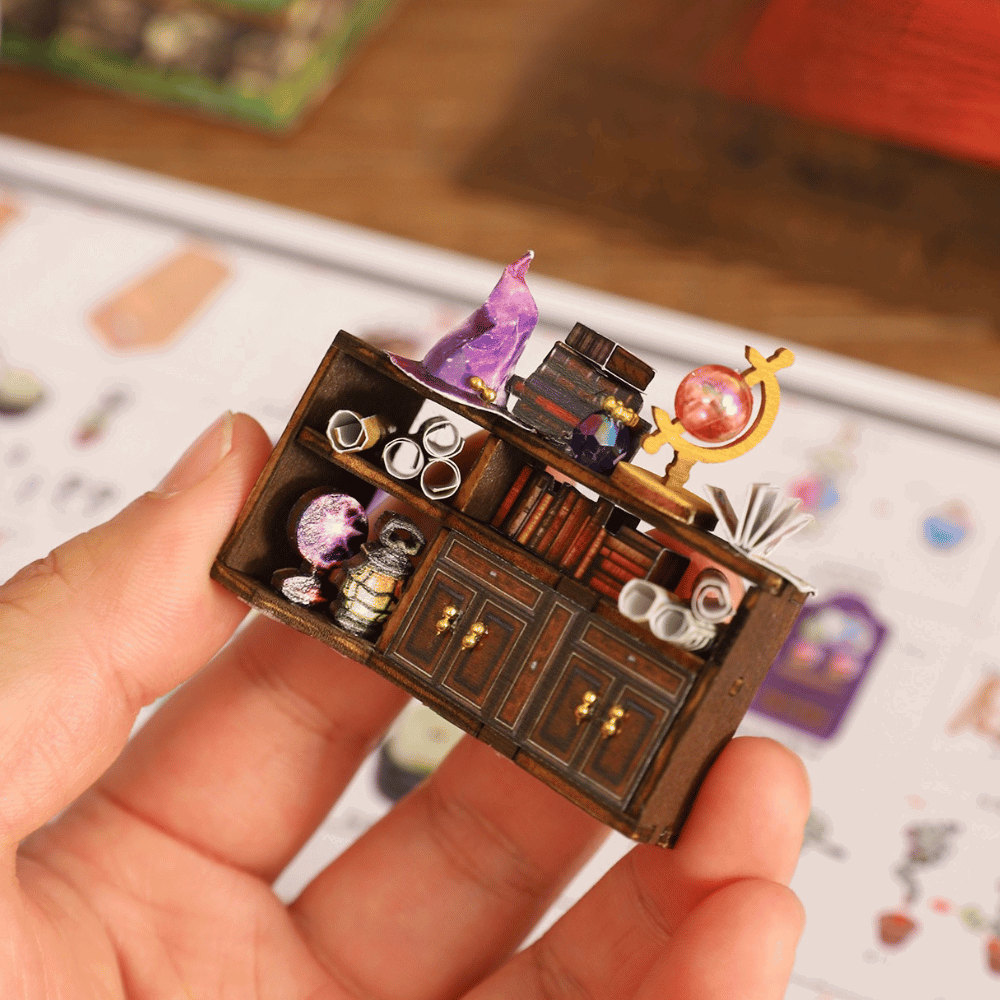 Strange Castle DIY Mini House Kit l DIY Miniature Kit - ROCOXIA