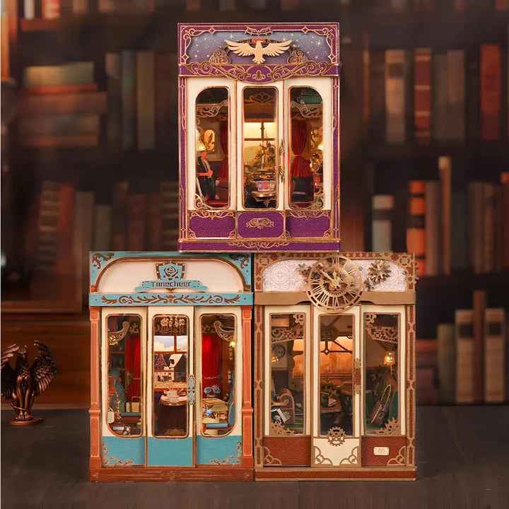 Rocoxia Train Cabin Series – Magical Journey Motion Scene DIY Book Nook Kit - Rocoxia