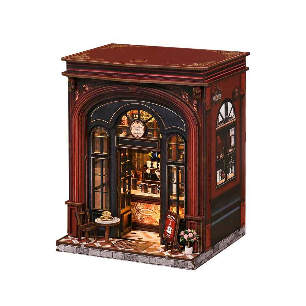 Warmglow Coffee DIY Book Nook Kit - ROCOXIA