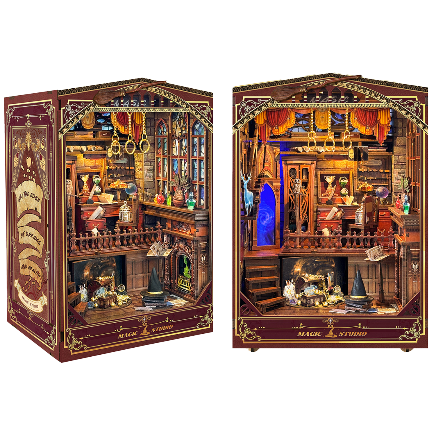 Rocoxia Magic Studio DIY Book Nook Kit - Rocoxia