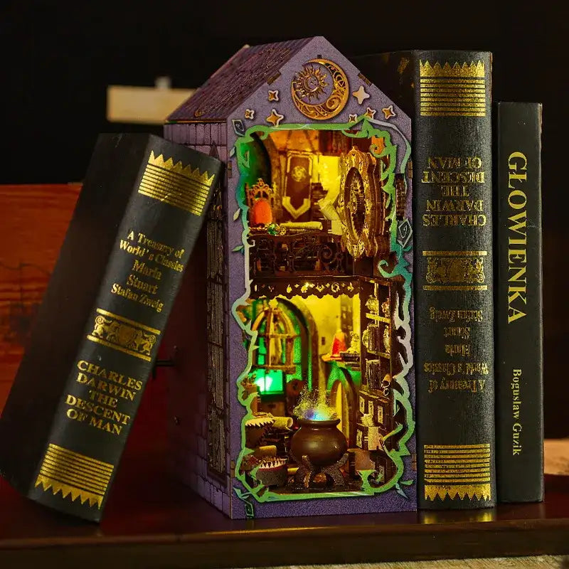 Mystic Theurge’s Hut DIY Book Nook Kit - ROCOXIA