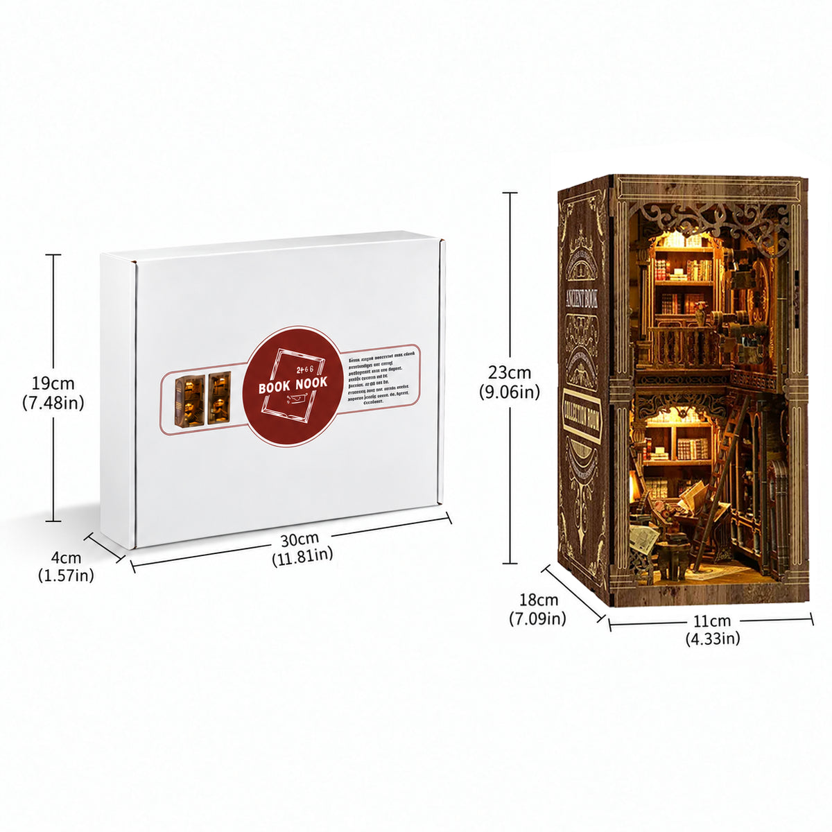 Ancient Book Collection Room DIY Book Nook Kit