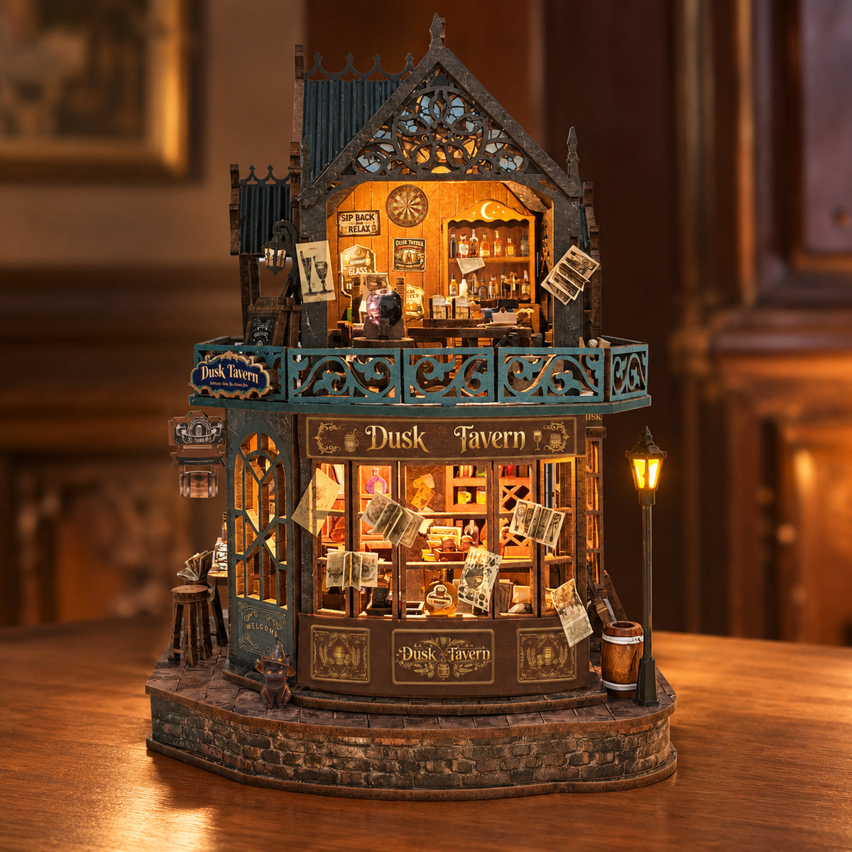 Twilight Tavern DIY Miniatur-Hausbausatz