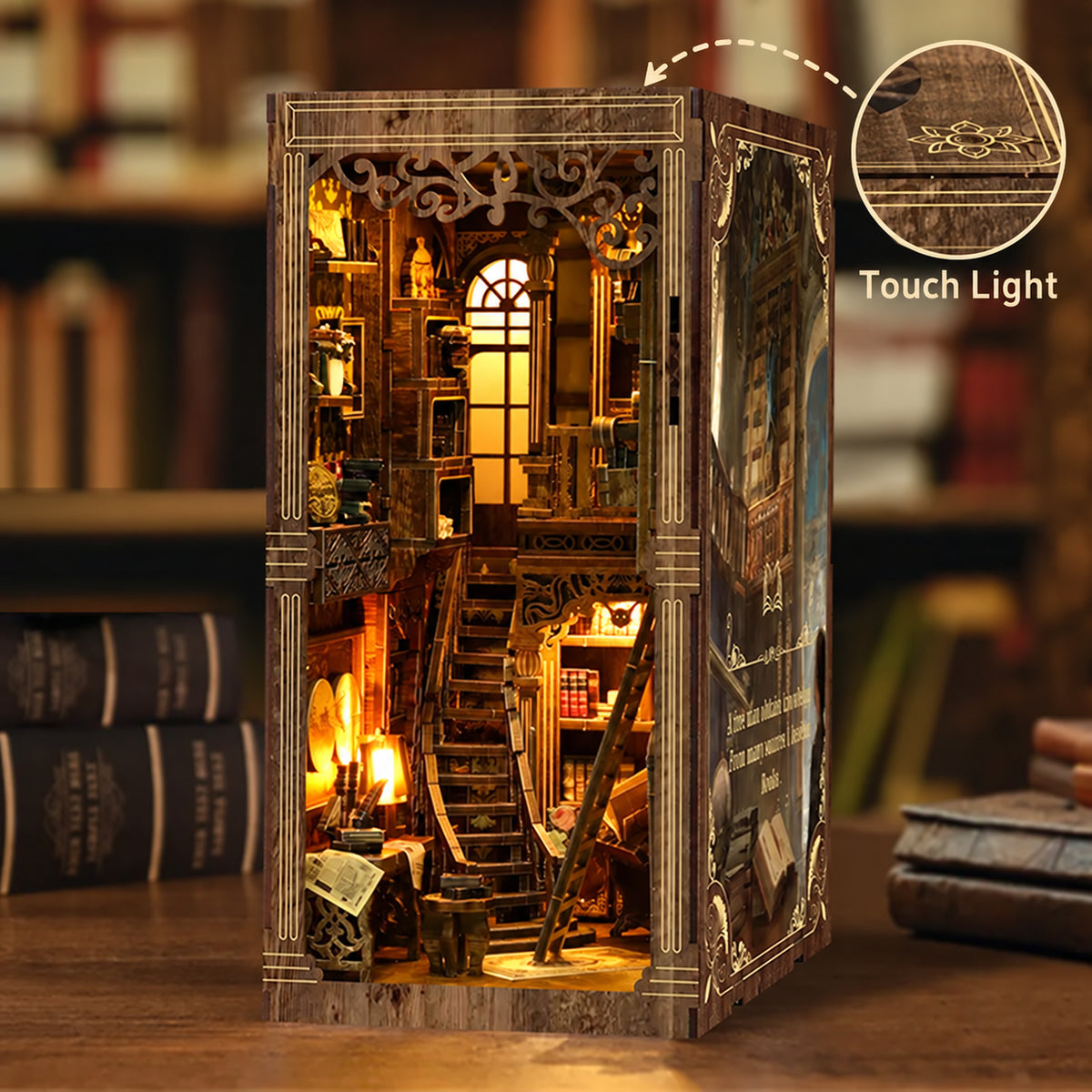 Ancient Book Collection Room DIY Book Nook Kit